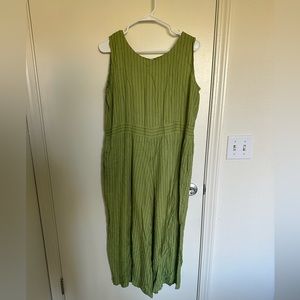 Green cotton Jumpsuit